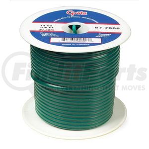 878006 by GROTE - Primary Wire, 16 Gauge, Green, 100 Ft Spool