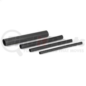 884006 by GROTE - Shrink Tubing, 3:1, Dual Wall, Black, 1/8", 48", Pk 50