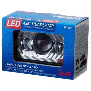 944115 by GROTE - LED Sealed Beam Headlights, 4x6, High Beam, 9-30V