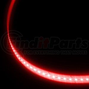 F2100501705122 by GROTE - Light Strip - XTL LED, 18.89 inches Long, Red, 12V, with 3M Tape