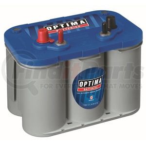 D34M by OPTIMA SPIRALCELL BATTERY - BlueTop® Marine Battery - 12V, Dual Purpose, 750 CCA, Type M Terminal