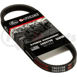 10G3758 by GATES - G-Force Continuously Variable Transmission (CVT) Belt