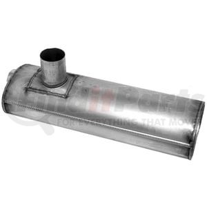 21074 by WALKER EXHAUST - Heavy Duty Direct Fit Exhaust Muffler 3.5" Inlet (Inside)  4" Outlet (Outside)