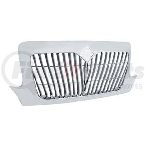 21206 by UNITED PACIFIC - Grille - Chrome, with Curved Bars, for 2002-2021 International Durastar