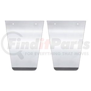 21430 by UNITED PACIFIC - Mud Flap Bracket - Anti-Sail Plate, Plain, Stainless