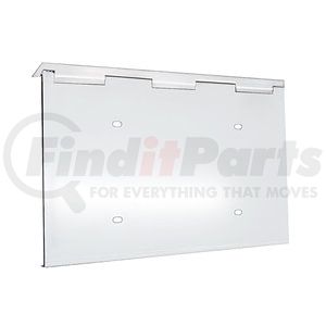 21552 by UNITED PACIFIC - License Plate Frame - Stainless 1, with Hinge