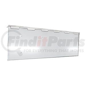 21553 by UNITED PACIFIC - License Plate Frame - Stainless 2, with Hinge