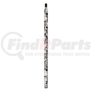 21799 by UNITED PACIFIC - Manual Transmission Shift Shaft Extension - 18", Skull Pattern