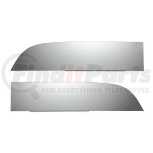 29057 by UNITED PACIFIC - Window Trim - Stainless, 8" Chopped, for Kenworth T680/T880 Trucks