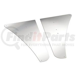 29119 by UNITED PACIFIC - Hood Panel - Lower, Stainless, Plain, for 1989+ Kenworth W900L