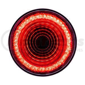 36652 by UNITED PACIFIC - Brake / Tail / Turn Signal Light - 4" Round Mirage Light, 24 LED, Red LED/Lens