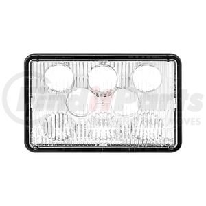 31358 by UNITED PACIFIC - ULTRALIT 8 High Power LED 4" x 6" Low Beam Rectangular Headlight