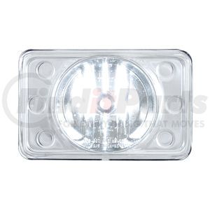 31395 by UNITED PACIFIC - ULTRALIT Crystal Halogen 4" x 6" High Beam Rectangular Headlight