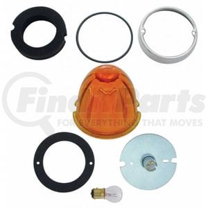 32153 by UNITED PACIFIC - Truck Cab Light Conversion Kit - Grakon 1000 Style, Amber Lens