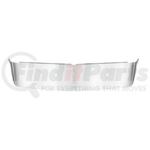 28013 by UNITED PACIFIC - Sun Visor - 13 1/2" Stainless Steel, Curved Drop Style, for Kenworth