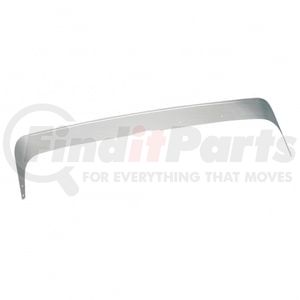 29003 by UNITED PACIFIC - Hood Deflector - Bug Deflector, Stainless, for 2007+ Peterbilt 388/389/Heavy Haul 367