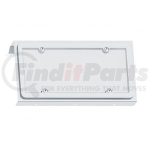 29065 by UNITED PACIFIC - License Plate Frame - Stainless, for 2003+ Volvo VN