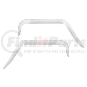 29148 by UNITED PACIFIC - Side Window Deflector - Pair, 430 Stainless Steel, For 2008-2017 Freightliner Cascadia