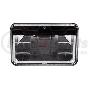 31089 by UNITED PACIFIC - Headlight - High Power, LED, RH/LH, 4 x 6" Rectangle, Chrome Housing, High Beam