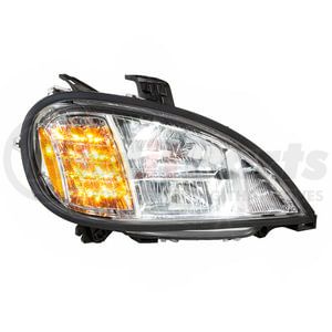 35846 by UNITED PACIFIC - Chrome LED Headlight for 2001-2020 Freightliner Columbia - Passenger Side