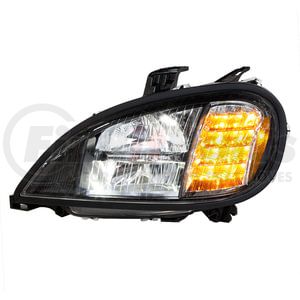 35851 by UNITED PACIFIC - Blackout LED Headlight for 2001-2020 Freightliner Columbia - Driver Side
