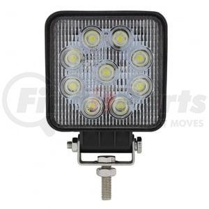 36672 by UNITED PACIFIC - Work Light - 9 High Power LED, Square, Flood Light