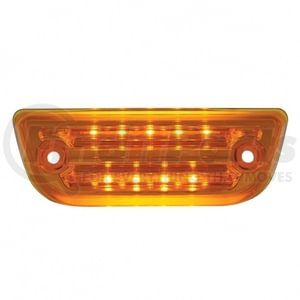 36779 by UNITED PACIFIC - Truck Cab Light - 9 LED Rectangular, Amber LED/Amber Lens, for Peterbilt 579/Kenworth T680/T770/T880