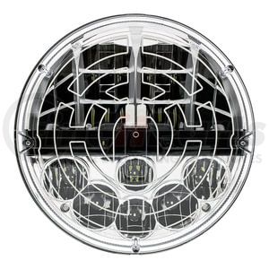 34138 by UNITED PACIFIC - ULTRALIT LED 7" Round Heated Headlight with Polycarbonate Lens and Housing