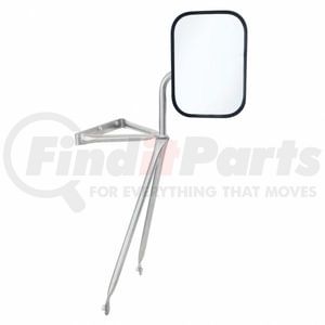 60039 by UNITED PACIFIC - Door Mirror - Swing Away, Stainless Steel