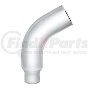 PB379-E58-85 by UNITED PACIFIC - Exhaust Elbow - Expanded, Chrome, 58 Degree, Reduce 8" O.D. To 5"O.D., for Peterbilt 359