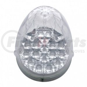 39458 by UNITED PACIFIC - Truck Cab Light - 19 LED Reflector Grakon 1000, Amber LED/Clear Lens