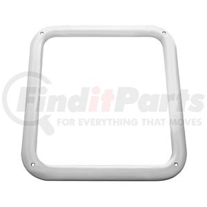 40923 by UNITED PACIFIC - Window Trim - Chrome, Plastic, with Hardware, for Kenworth Daylight Door W900 View