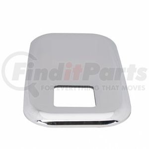 41753B by UNITED PACIFIC - Transmission Shift Lever Plate Base Cover - Chrome, for Peterbilt Trucks