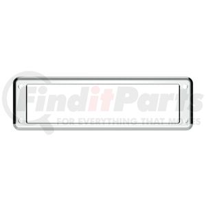 40940 by UNITED PACIFIC - Overhead Pocket Bezel - Chrome, Plastic, for 2000-2010 International 9900/9400/9200