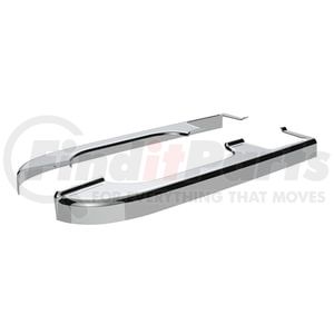 41944 by UNITED PACIFIC - Door Armrest Cover Set - Chrome, for Freightliner