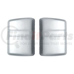 42009 by UNITED PACIFIC - Door Mirror Mount Cover - Mirror Arm Housing Cover Set, Chrome, for International