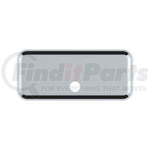 42343 by UNITED PACIFIC - Storage Door Cover - Chrome, Upper Center, for Freightliner Cascadia