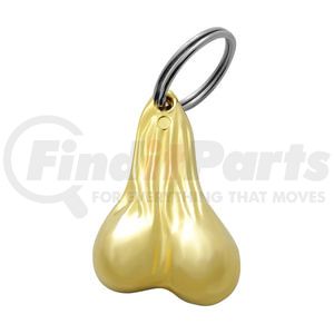 78009 by UNITED PACIFIC - Key Chain - 2-1/2" Small Die-Cast, Gold,. Low-Hanging Balls, Novelty