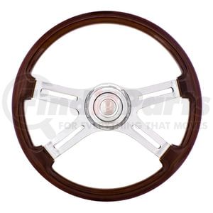 88130 by UNITED PACIFIC - Steering Wheel - 18" 4 Spoke, with Hub, Freightliner 1989-July 2006