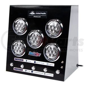 99204 by UNITED PACIFIC - Display Stand - For 4" and 3/4" Double Fury Lights, with Interactive Switches