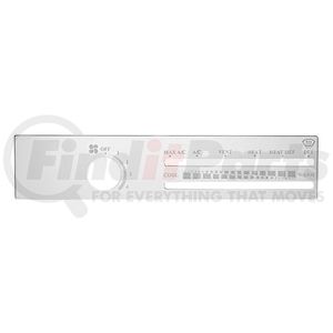 48301 by UNITED PACIFIC - A/C Control Plate - Stainless, for Freightliner