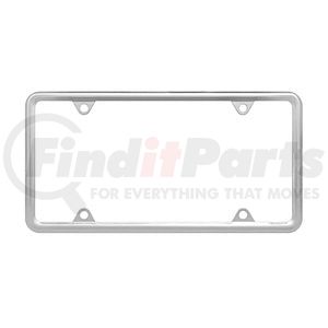 50003 by UNITED PACIFIC - License Plate Frame - Chrome, Slim