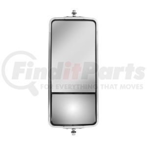 60027 by UNITED PACIFIC - Door Mirror - "West Coast", Convex, Heated