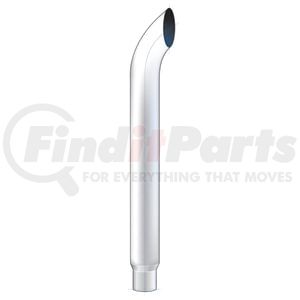 C3-75-036 by UNITED PACIFIC - Exhaust Stack Pipe - 7", Curved, Reduce To 5" O.D. Bottom, 36" L