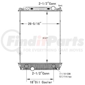 42-10374 by REACH COOLING - FREIGHTLINER - STERLING AT9500 AT9513 LT9000