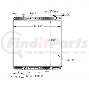 42-10569 by REACH COOLING - FREIGHTLINER-STERLING CORONADO CC-CORONADO CD-W110 08-13