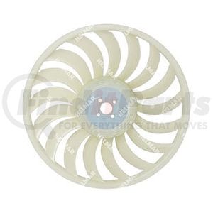 210101-00672 by DOOSAN - Engine Cooling Fan Blade - White, 16 Blade, 4 Mounting Holes