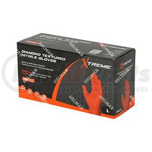 GLV-4710 by UNIVERSAL PRODUCTS - Disposable Gloves - Orange Nitrile, No Powder, Large, 6ml