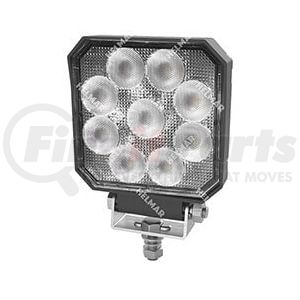E92006W by ECCO - Work Light - 9 LED Square, 1 Bolt Mount, 4 Inch, White, 12-24 Volt