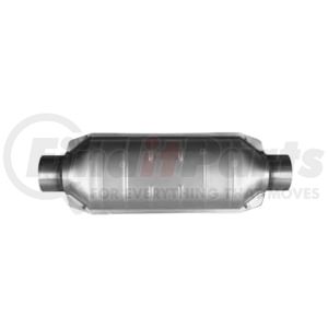 606007 by ANSA - Federal / EPA Catalytic Converter - Universal Pre-OBDII Super Duty - 3.00" ID Neck / 3.00" ID Neck; Oval; 7.7L / 7000; O2 Port: None